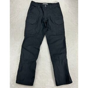 First Tactical Cargo Pants Mens 32 Black Ripstop Utility Workwear Outdoor